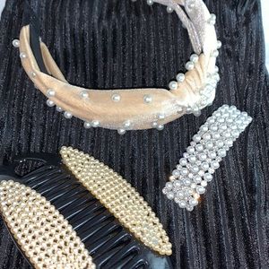 Hair Bundle Barrette & Headband NWOT Hair Combs EUC